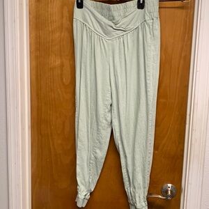 Indigo rein linen pants MINT GREEN
